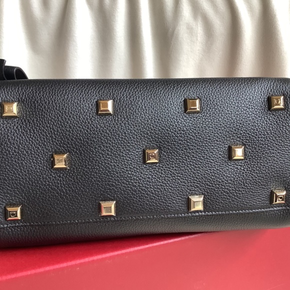 NWT Salvatore Ferragamo Medium Studio Top Handle Bag Black - Picture 4 of 5